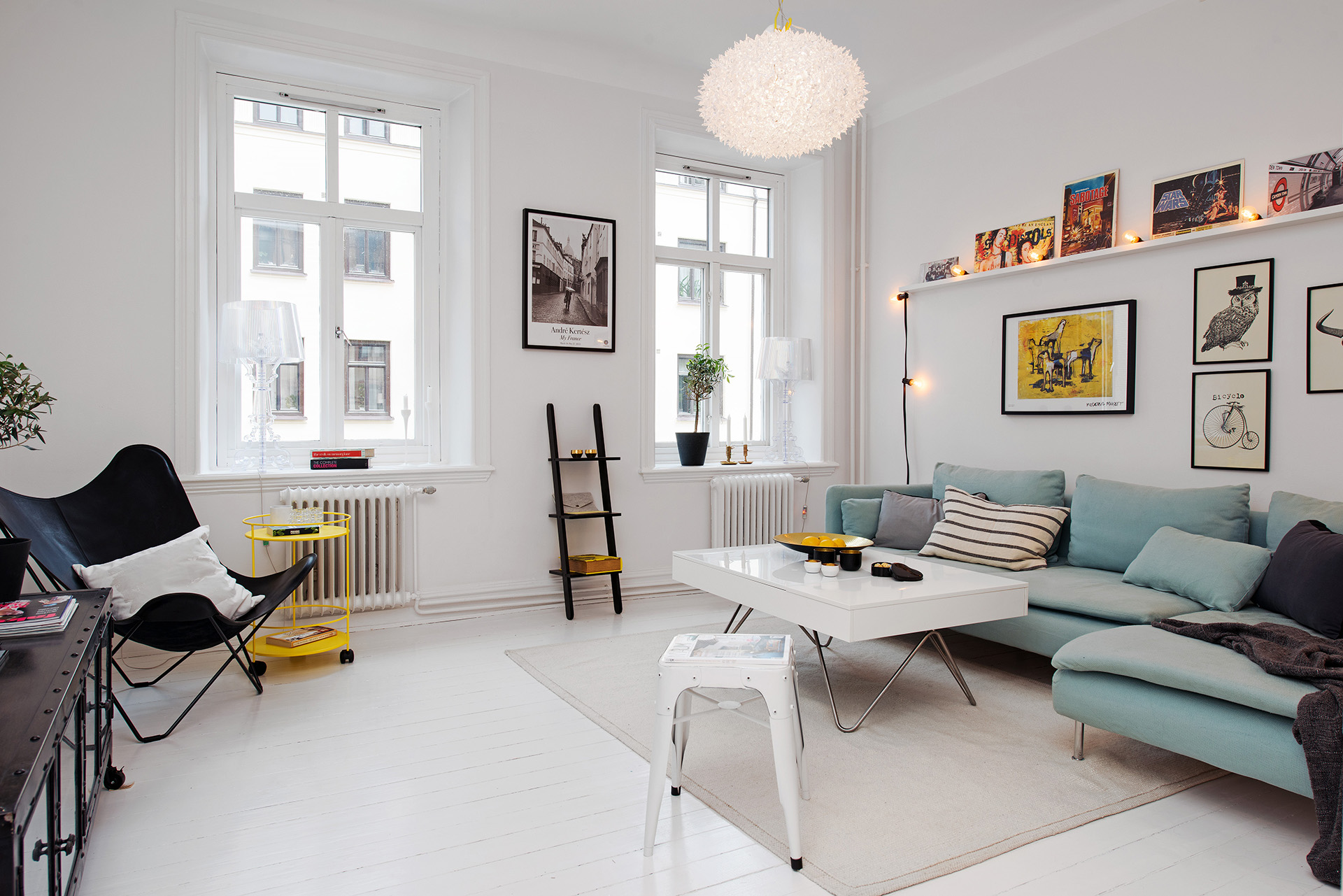 A Scandinavian Style Living Room