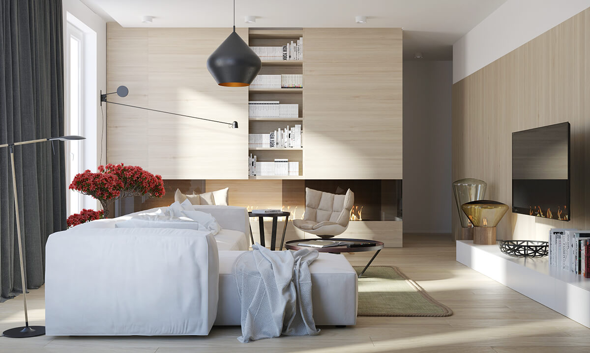 Modern Sleek Living Room Design