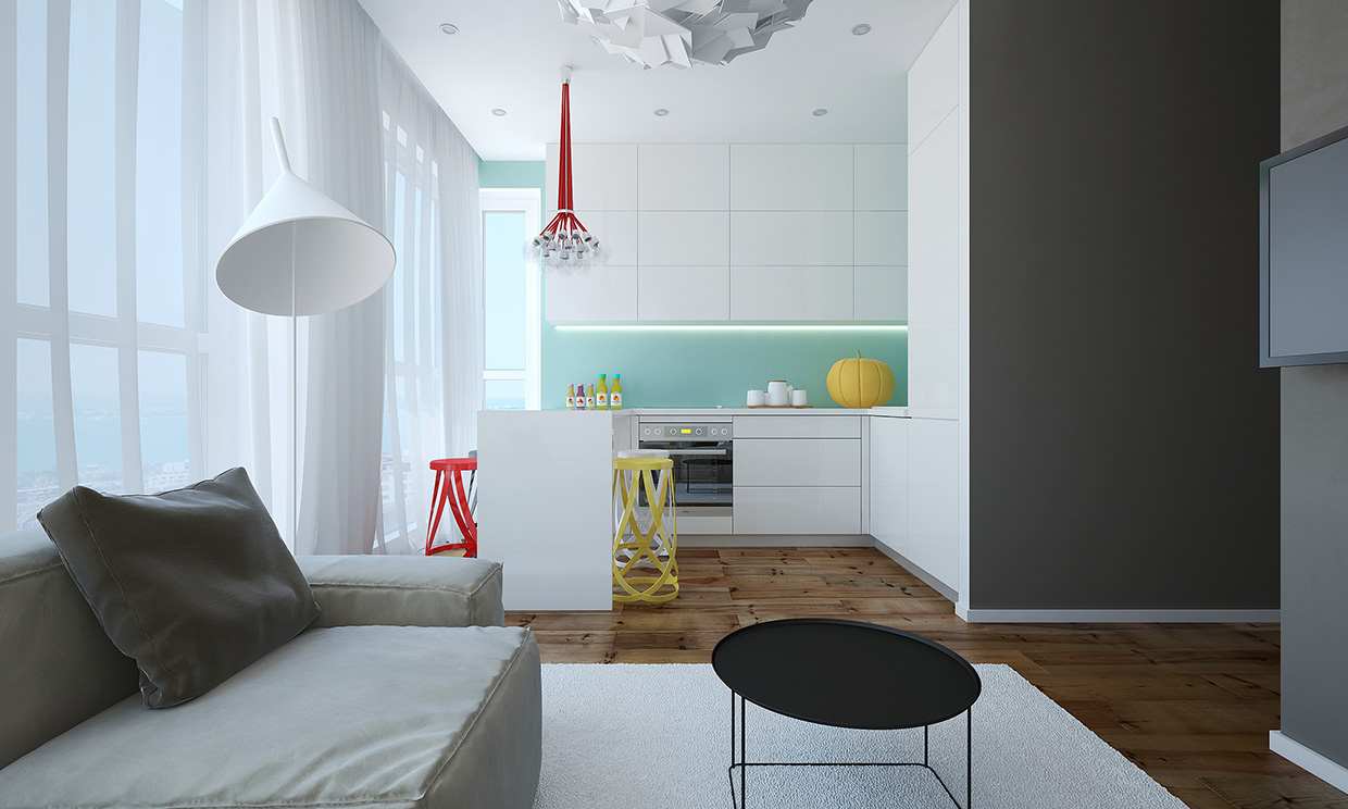 Modern Small Apartment Design In Bulgaria – Adorable HomeAdorable Home