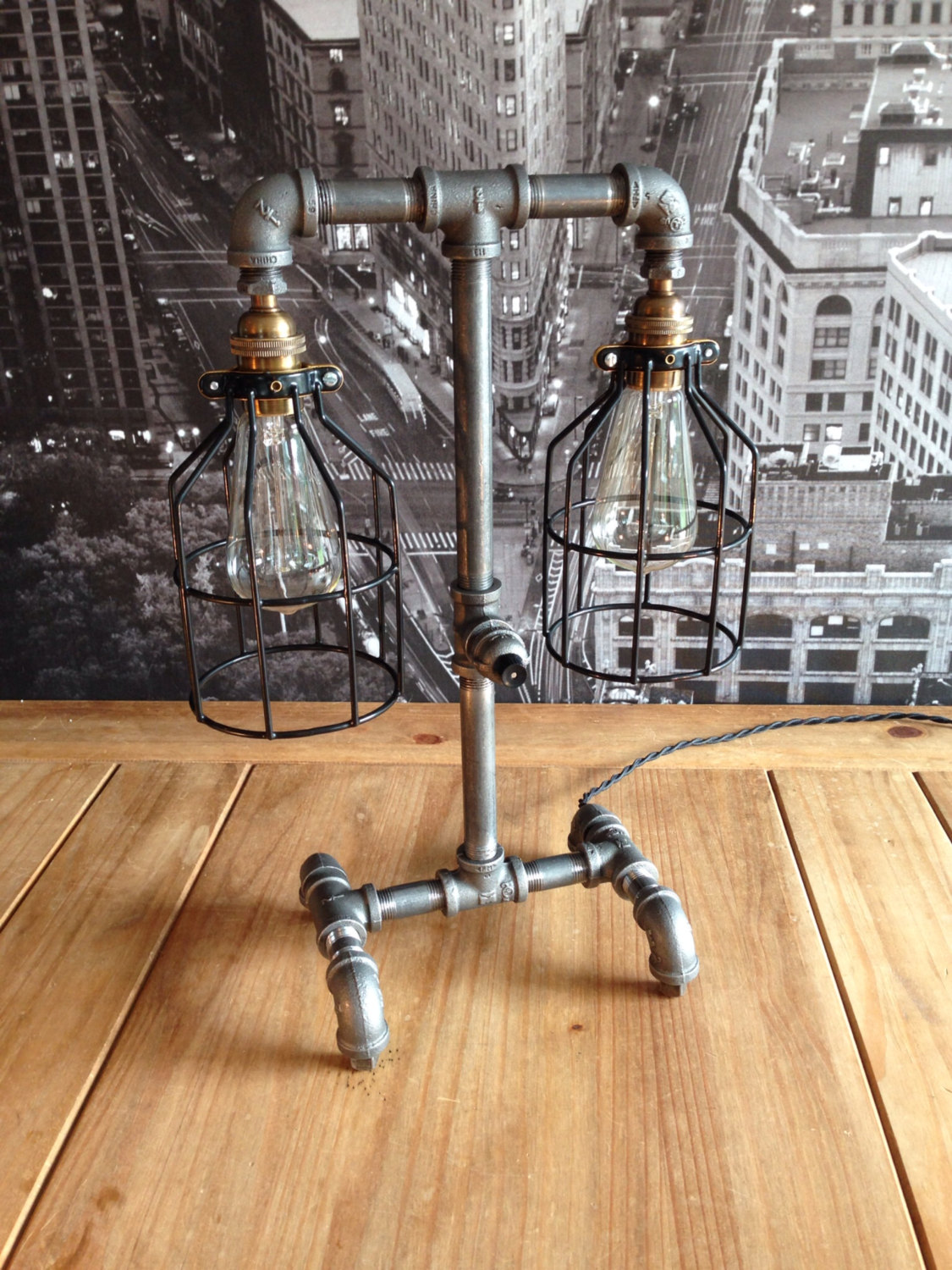 Steampunk wall light