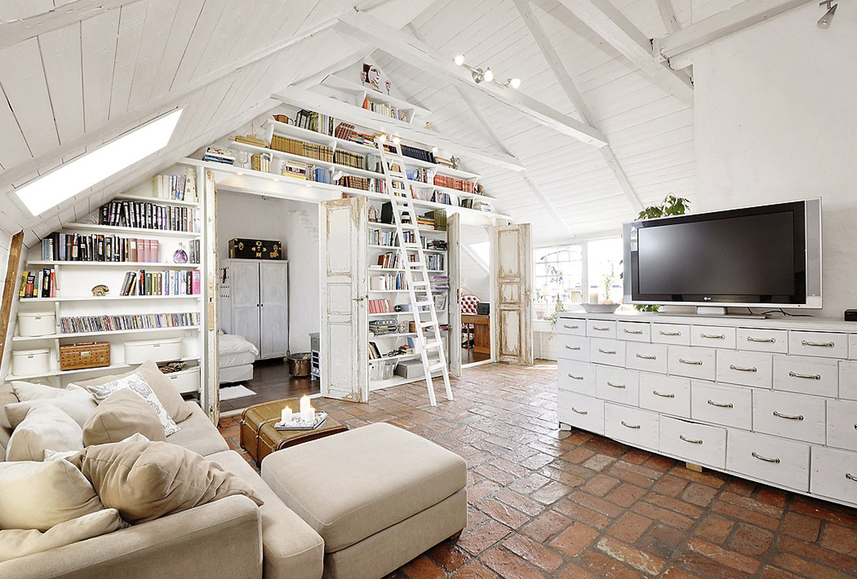 Modern Shabby Chic Style 39 Attic Living Rooms That Really Are The Best Adorable 