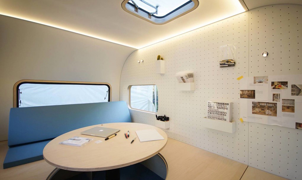 Camper Office - The Interior