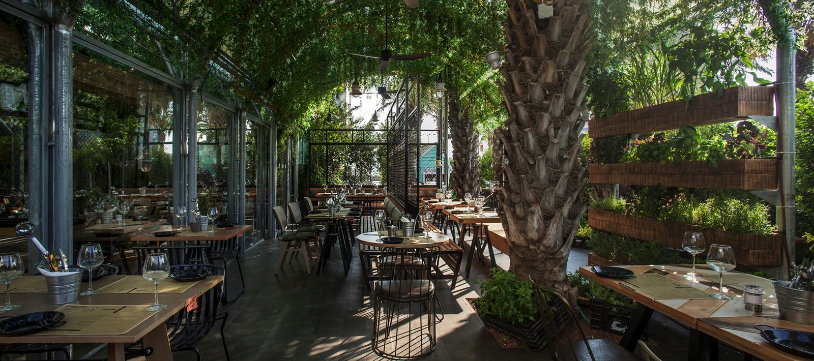 Indoor Garden In The Segev Kitchen Garden Restaurant