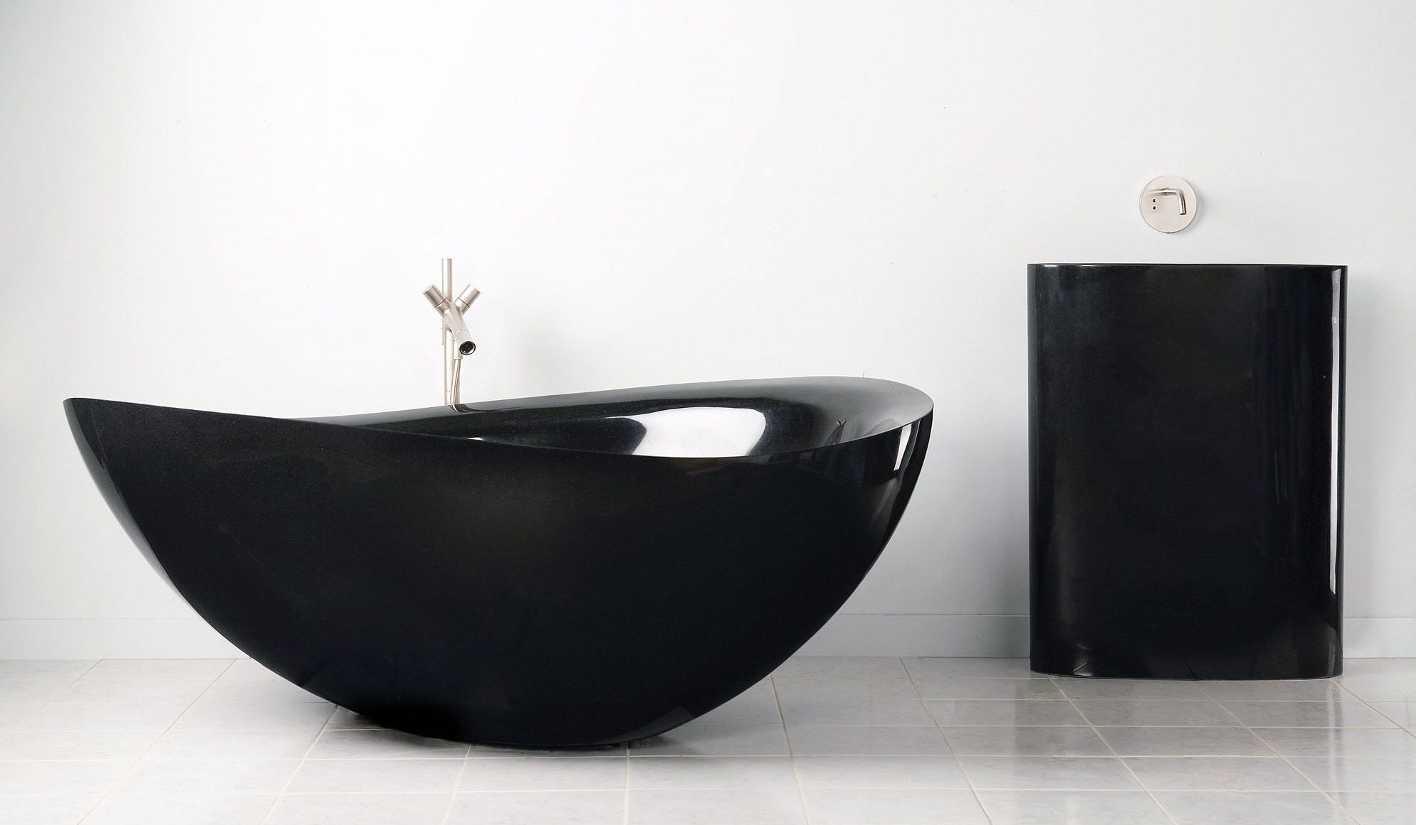 Black Granite Bathtub By Stone Forest