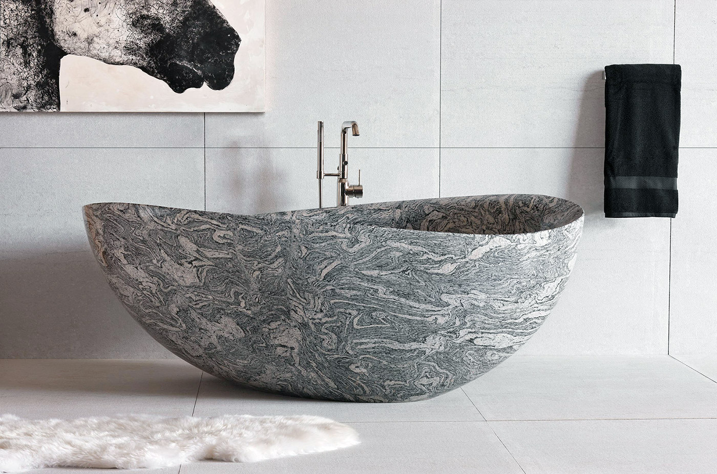 Papillon Bathtub - Camulo Granite