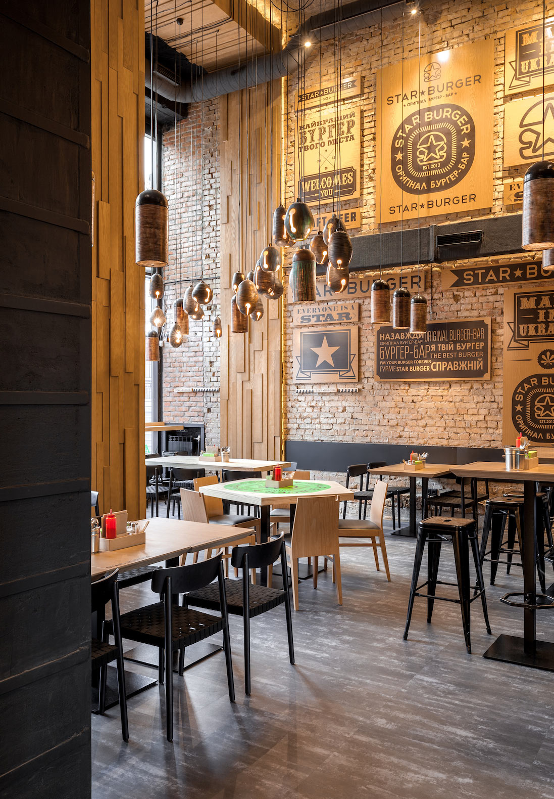 Star Burger: An Industrial Restaurant Design – Adorable Home