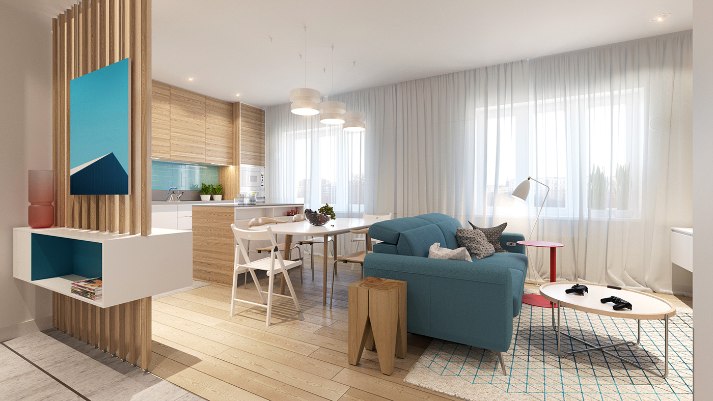 Colorful Modern Apartment Décor – Adorable Home