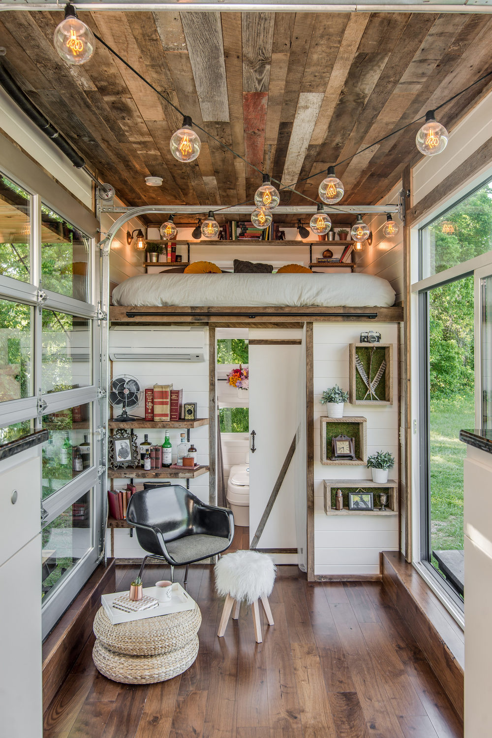 Loft Bed Above The Bathroom