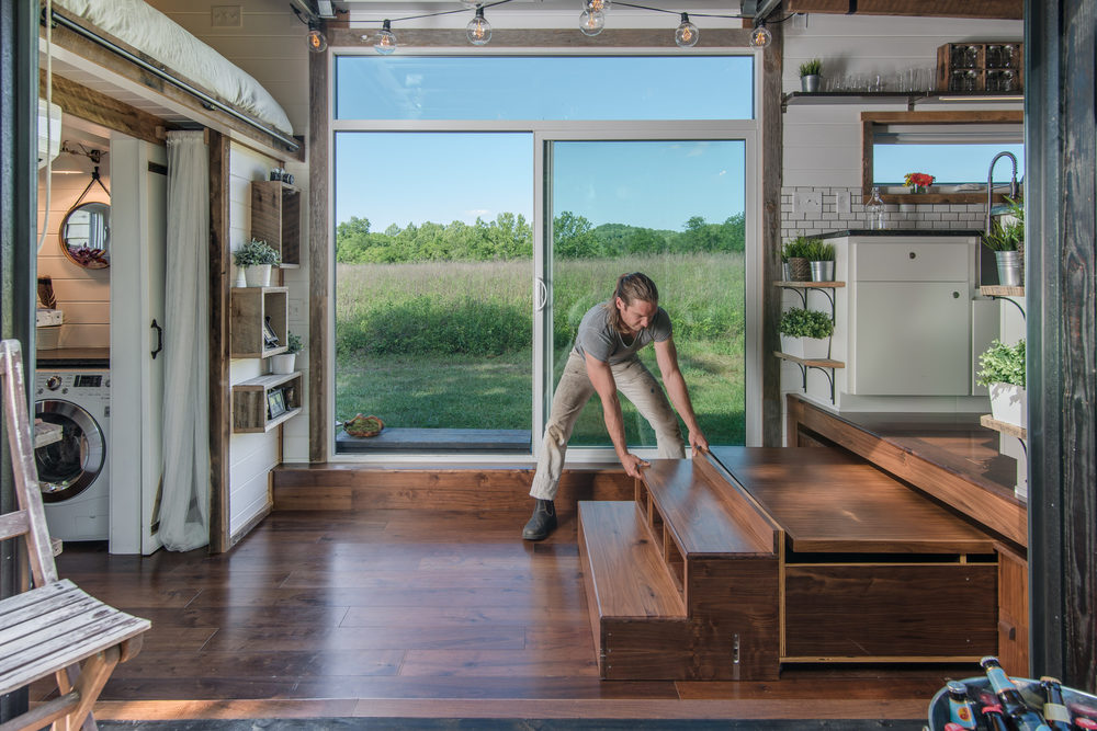 Tiny Home With Expandable Furniture