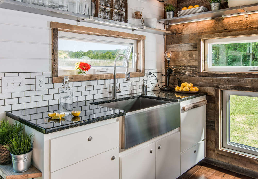 Stainless Steel Sink With Granite Countertops