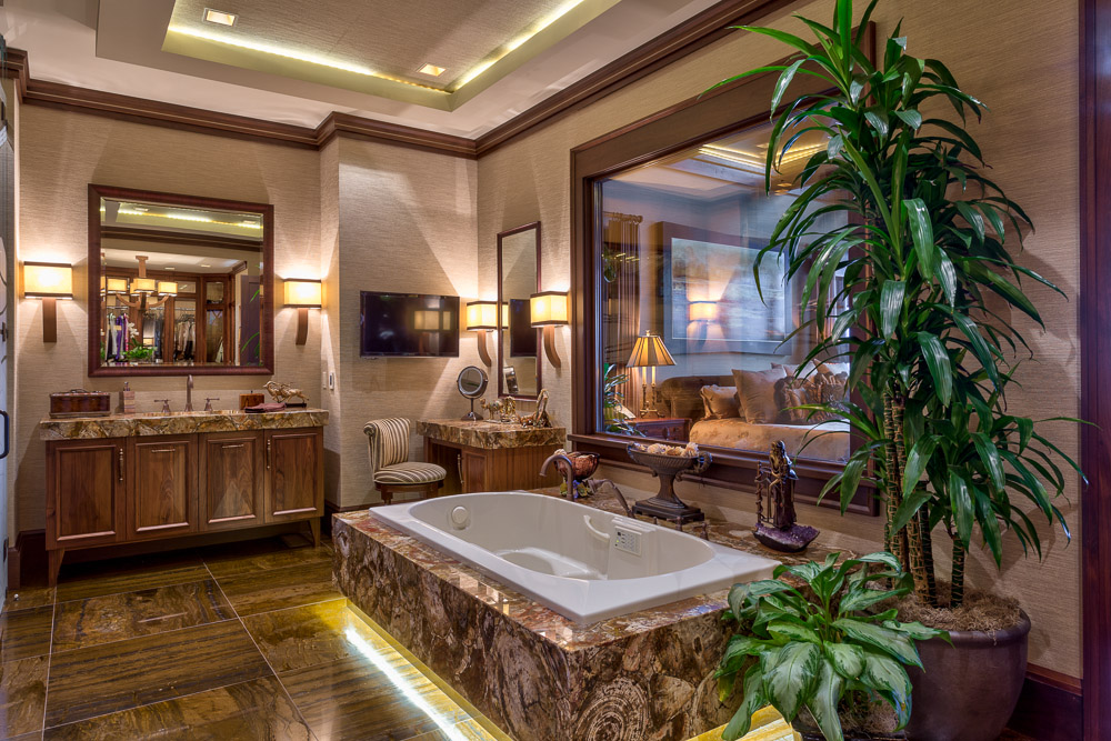 Luxury Bathroom In A Mountain Resort