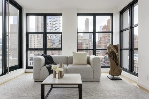 Live Like A Movie Star In This Minimalist Penthouse – Adorable ... - Minimalist Penthouse Home Study Interior