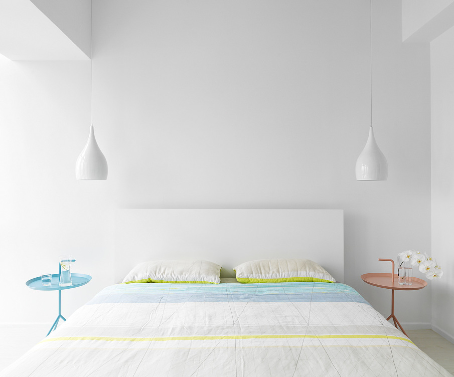 Minimalist White Bedroom
