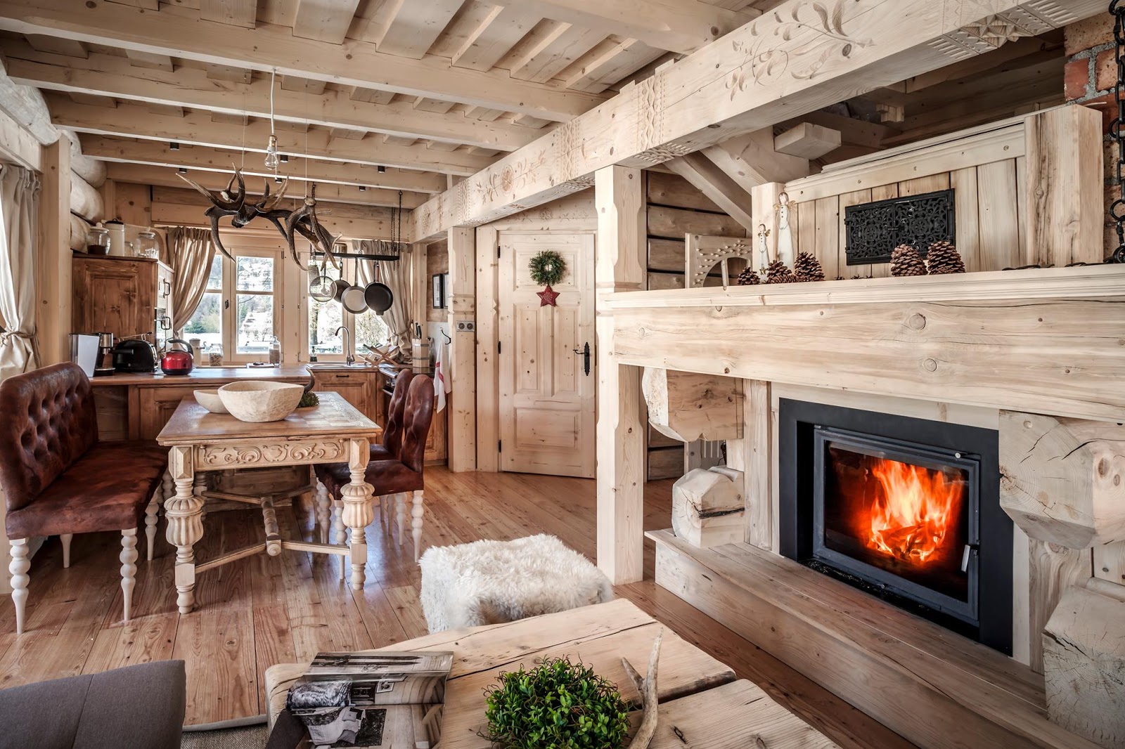 Cozy Chalet With A Fireplace