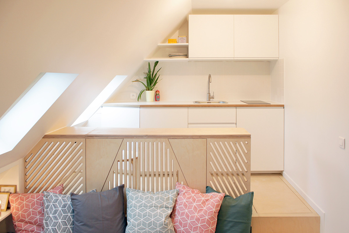 Adorable Small Attic Studio