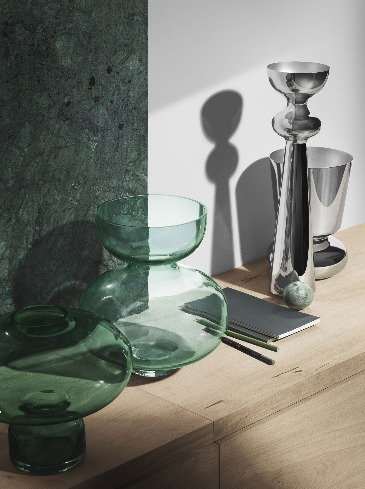 Steel And Glass Homeware Collection