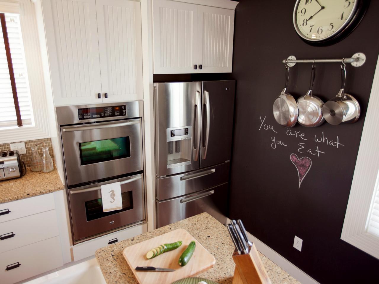 Chalkboard Feature Wall In The Kitchen