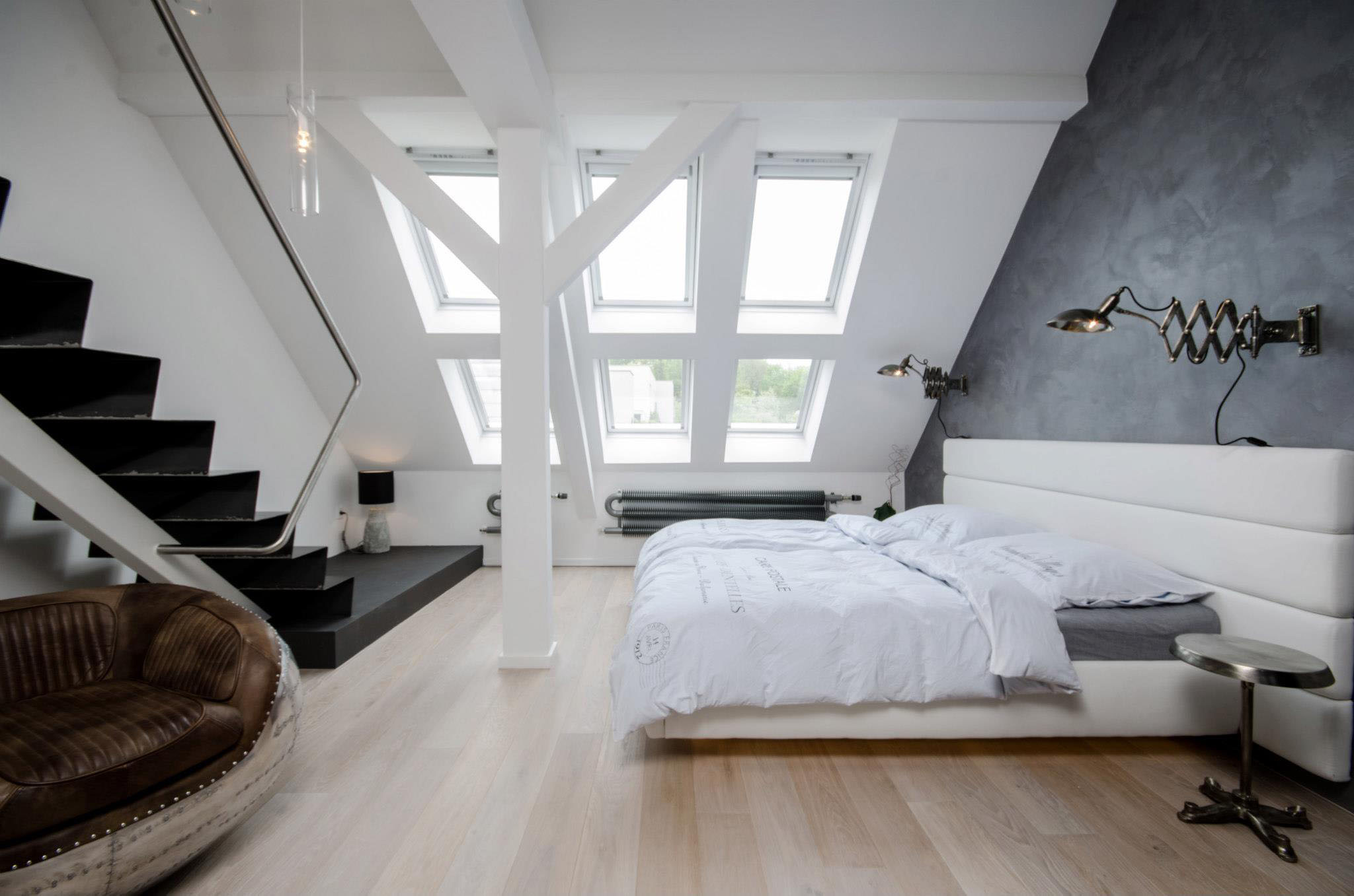 Minimal Attic Bedroom