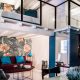 Colorful Loft Design With Jewel Tones