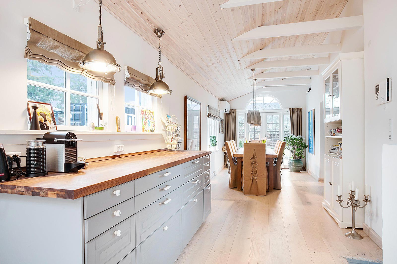 Country Kitchen And Dining Room