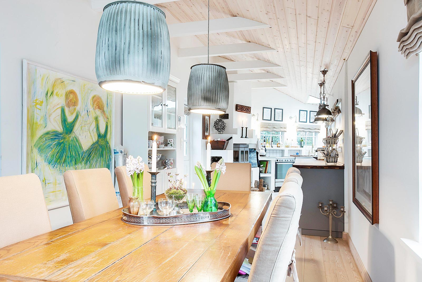 Dining Area In A Country Cottage