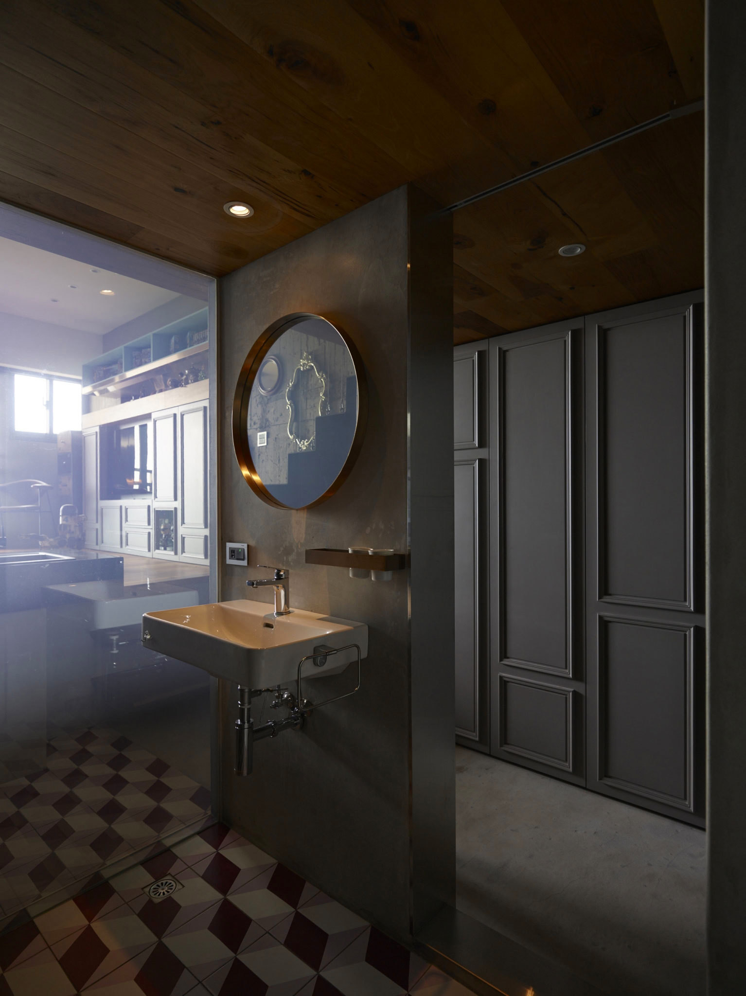 Bathroom In A Studio Apartment