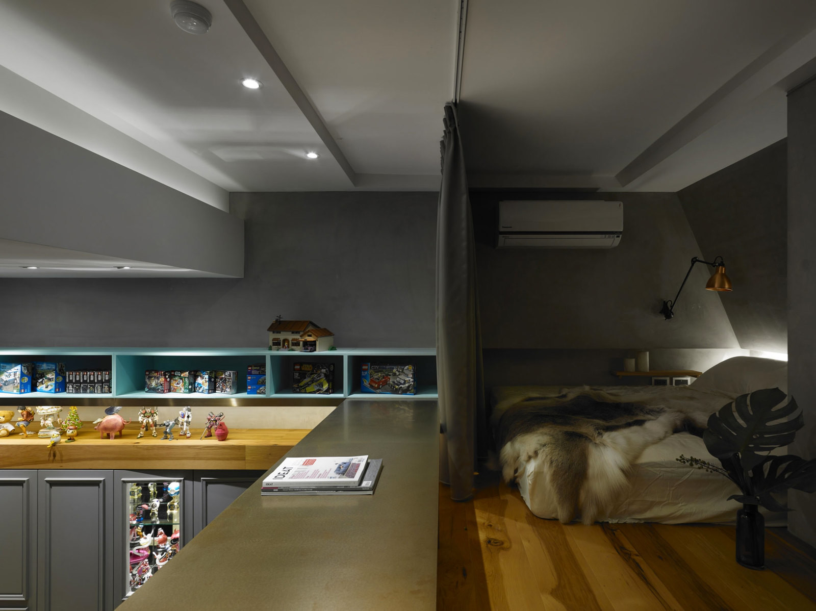 Loft Bedroom In An Eclectic Apartment