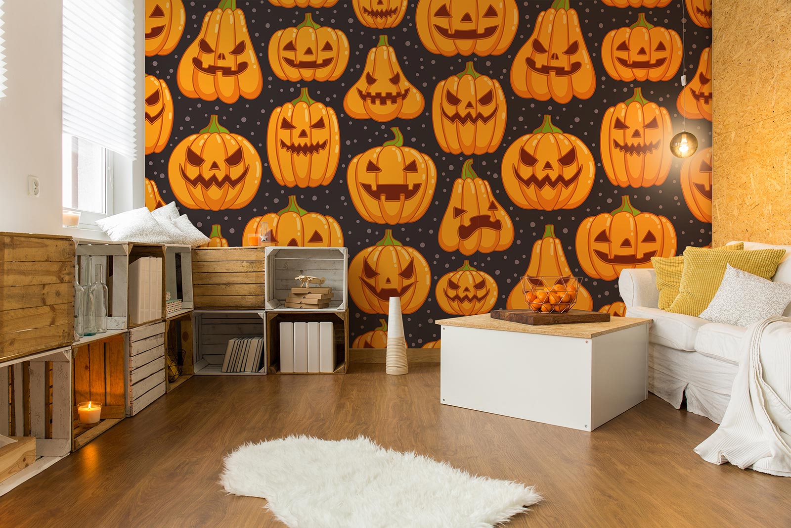 Halloween wall on sale decor ideas