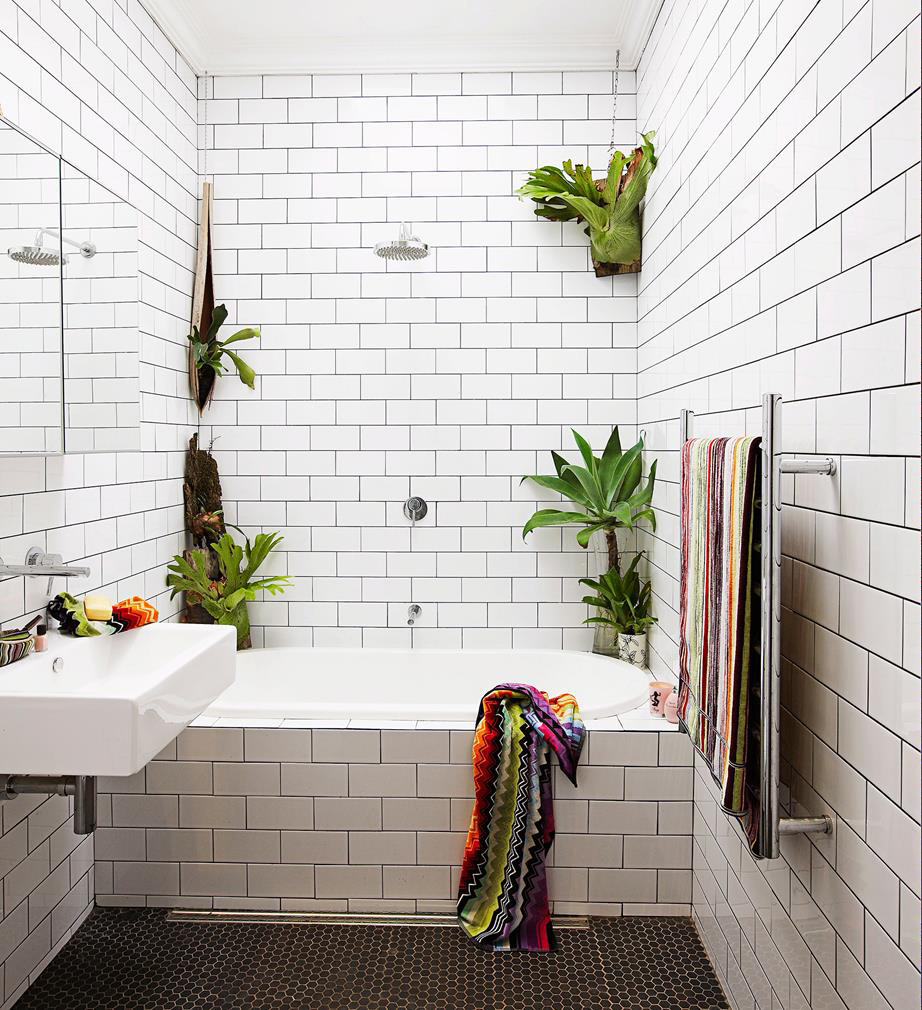 Bathroom With Plants