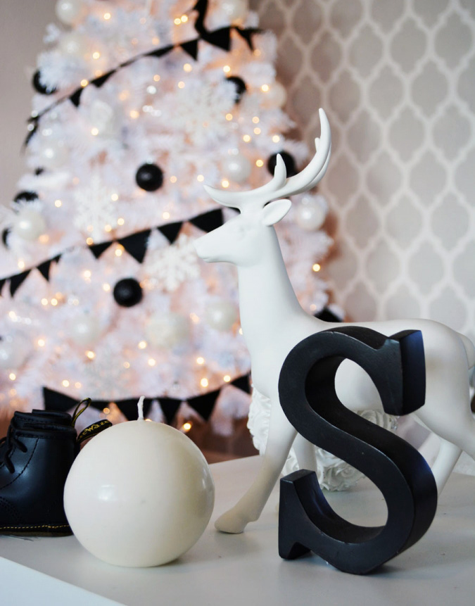 Black And White Christmas Color Scheme
