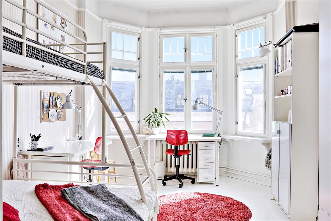 Eclectic Scandinavian Apartment-Kid'S Room