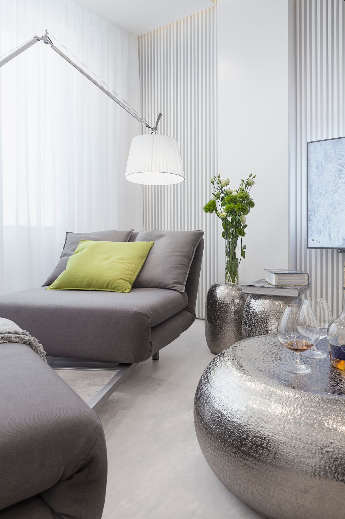 Modern Apartment - Sitting Area In The Living Room