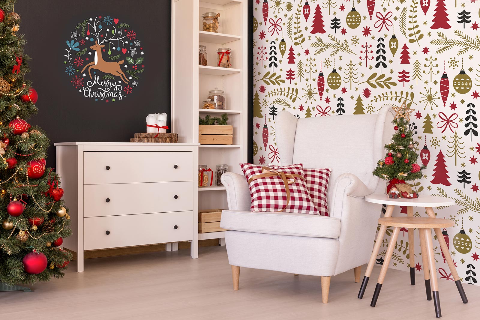 Add Holiday Charm To Your Walls With Christmas Murals – Adorable