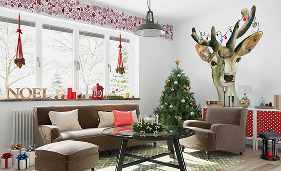 Add Holiday Charm To Your Walls With Christmas Murals