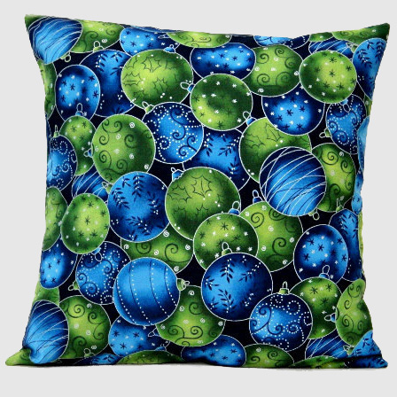 Christmas Ornaments Pillow Cover
