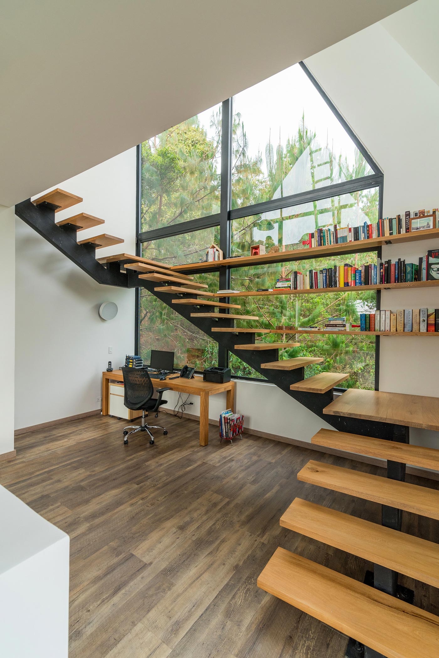 Modern Wood Staircase