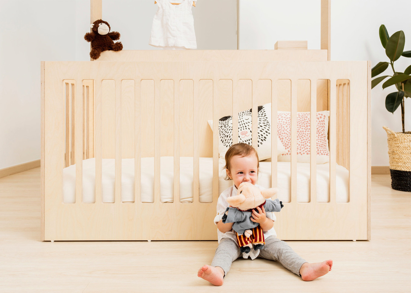 Wooden Baby Crib