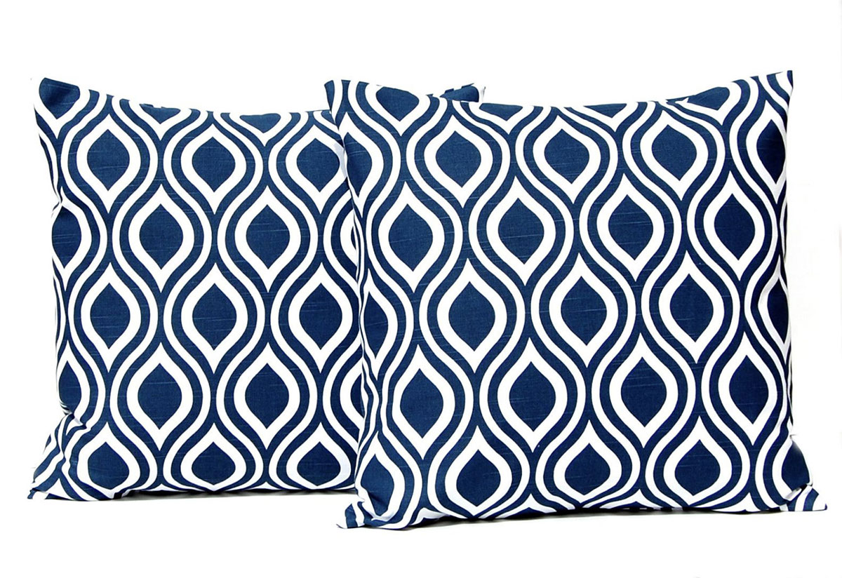 Blue And White Cushions