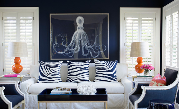 Navy Blue Living Room Ideas