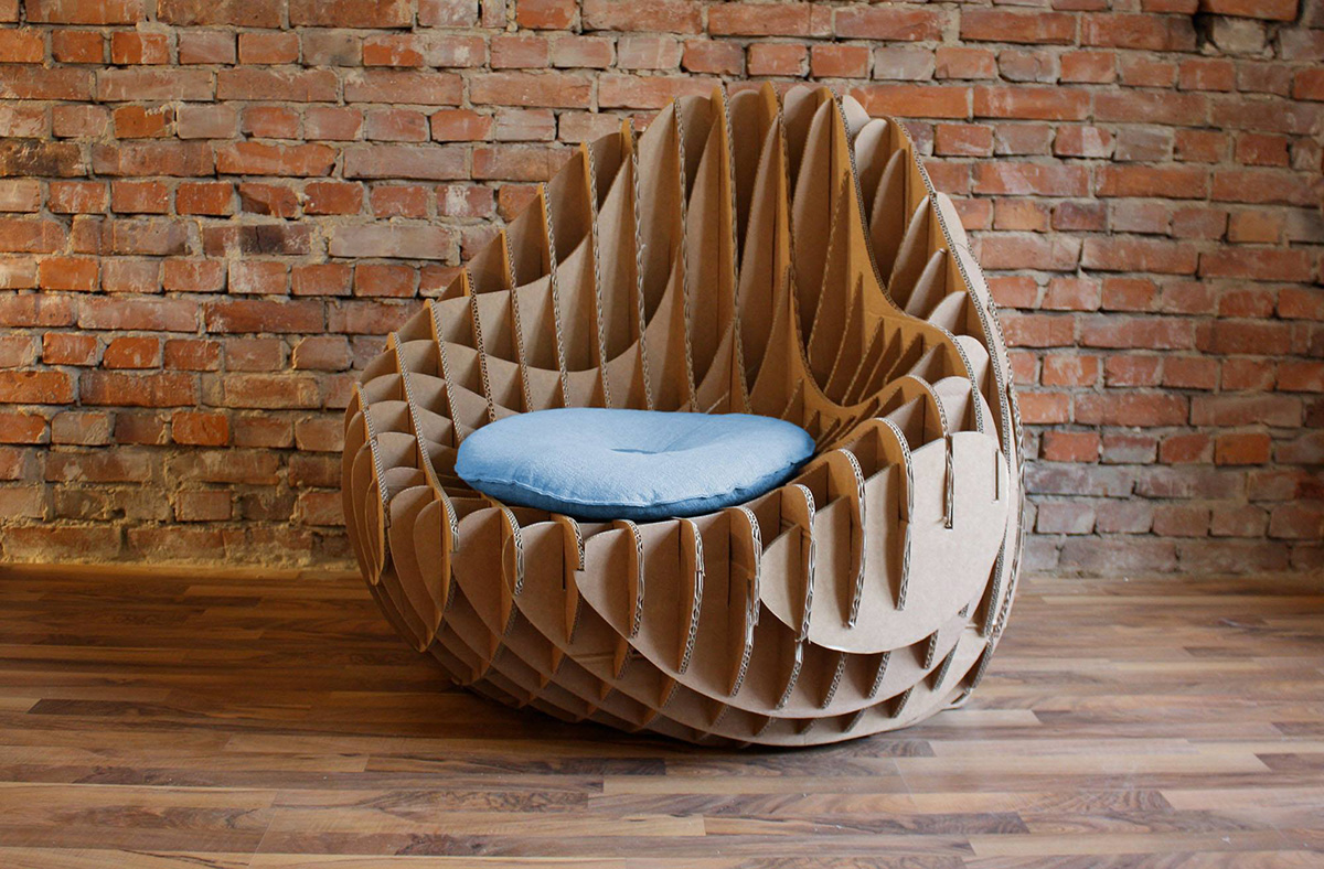 Unique Furniture Made Of Recycled Cardboard – Adorable HomeAdorable Home