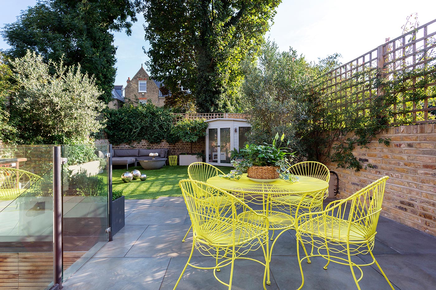 Backyard Of A Renovated House