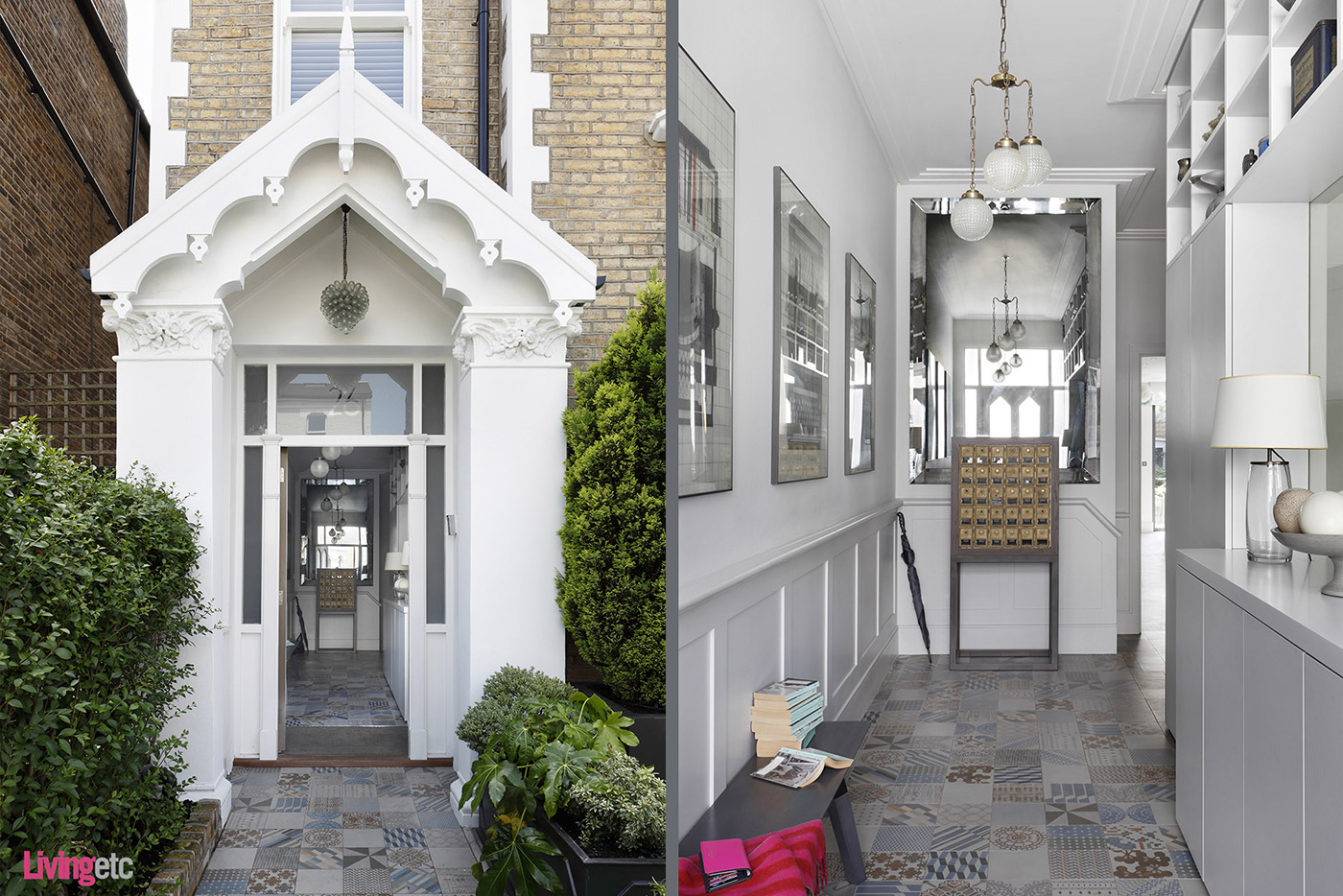 Front Entrance Of A Renovated Period House