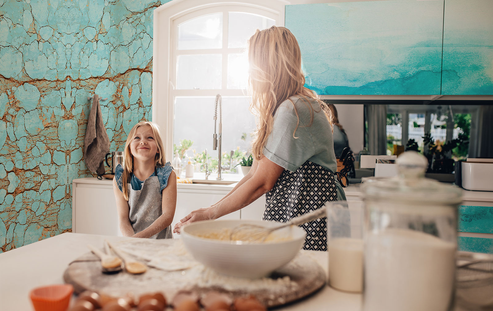 Kitchen Interior Decor With Stickers