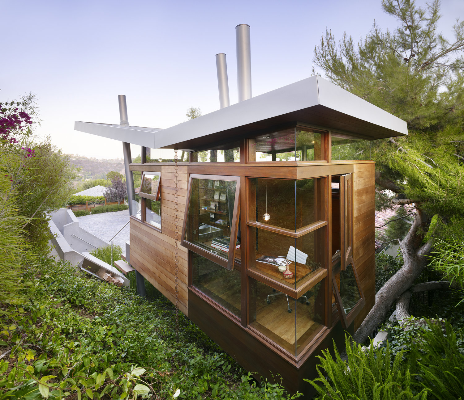 The Banyan Drive Treehouse - La, Calivornia - Architecture