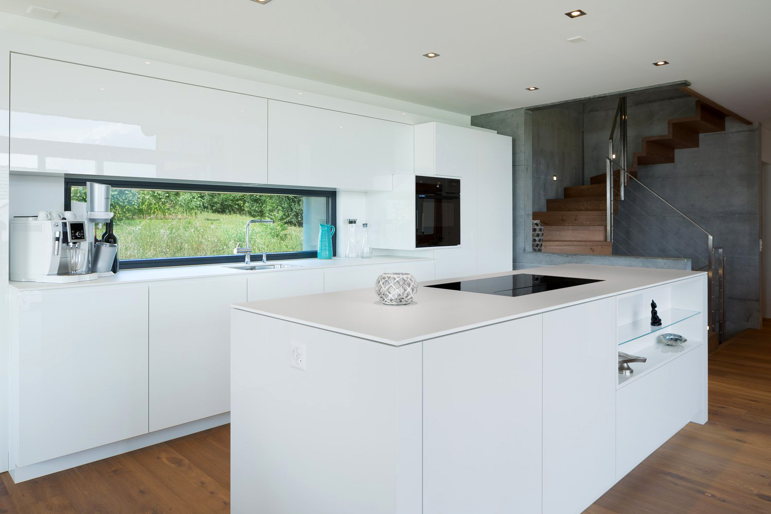 Modern White Kitchen