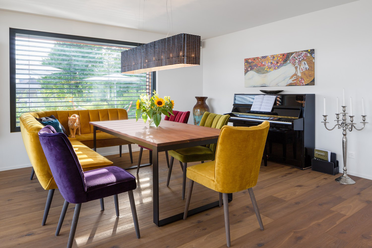 Colorful Dining Area