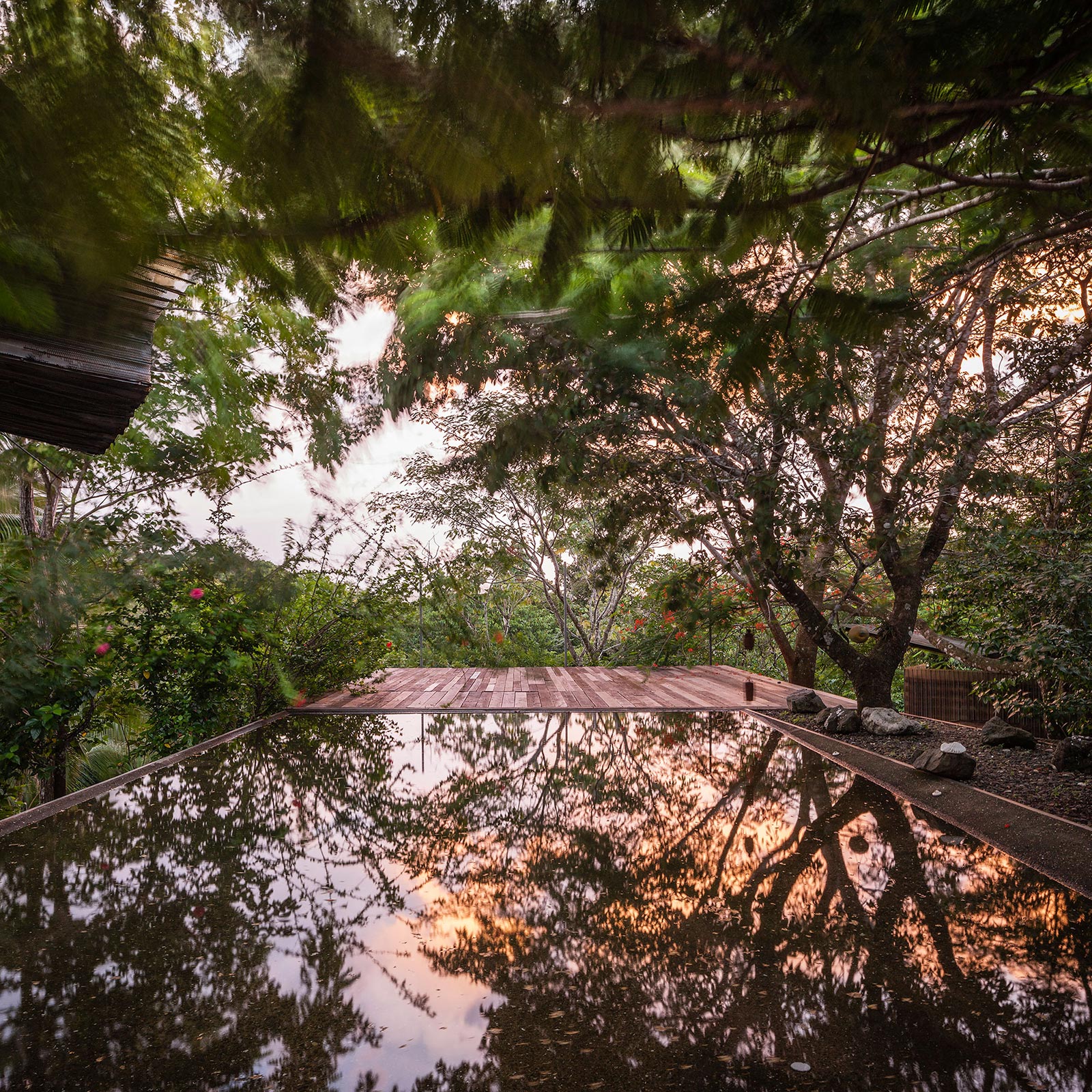 Tropical House With A Pool