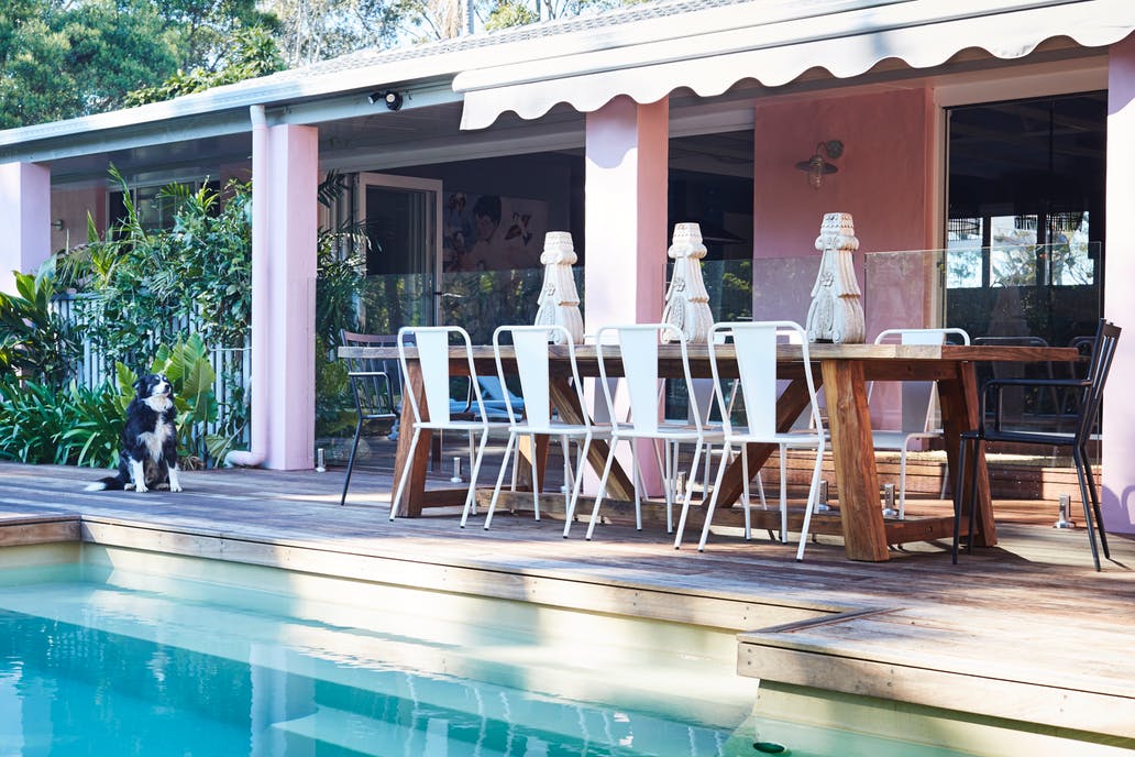 Patio And A Pool