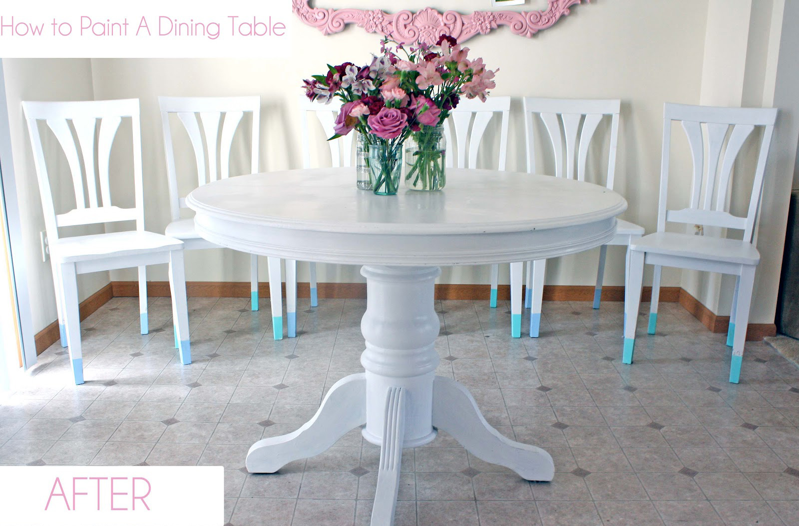 How To Paint A Dining Room Set