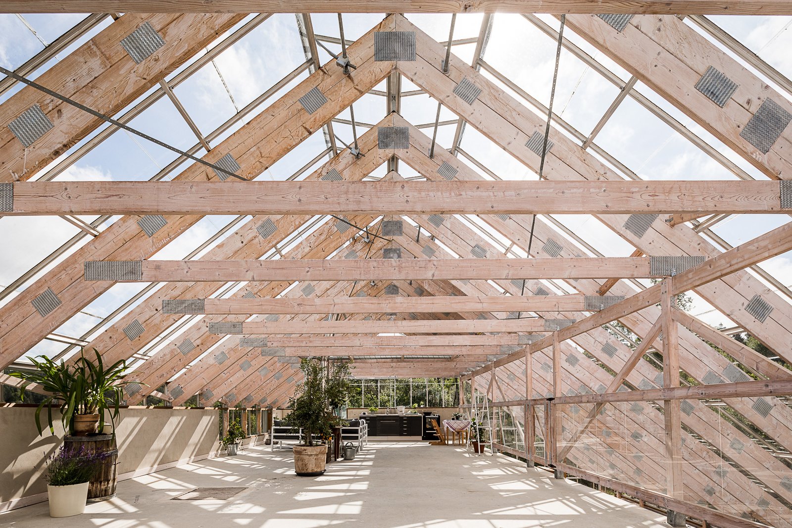 Glass And Wood Attic